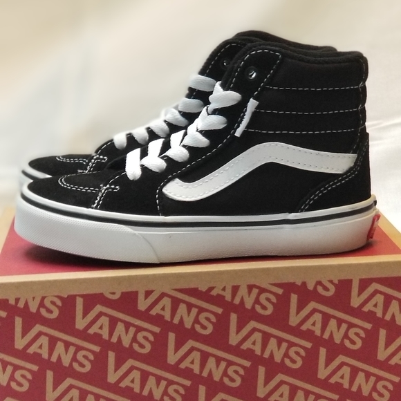 Vans Filmore Hi | black/white | 12Y | Brand New with Box | VN0A5HZDIJU - Picture 1 of 7